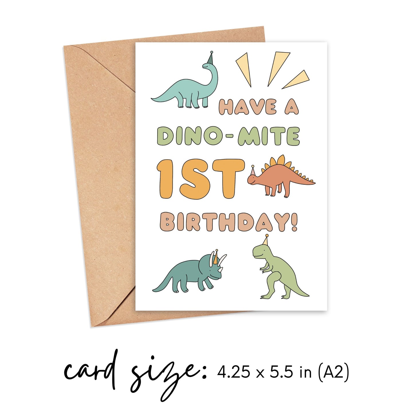 Dino-Mite Birthday Card Simply Happy Cards