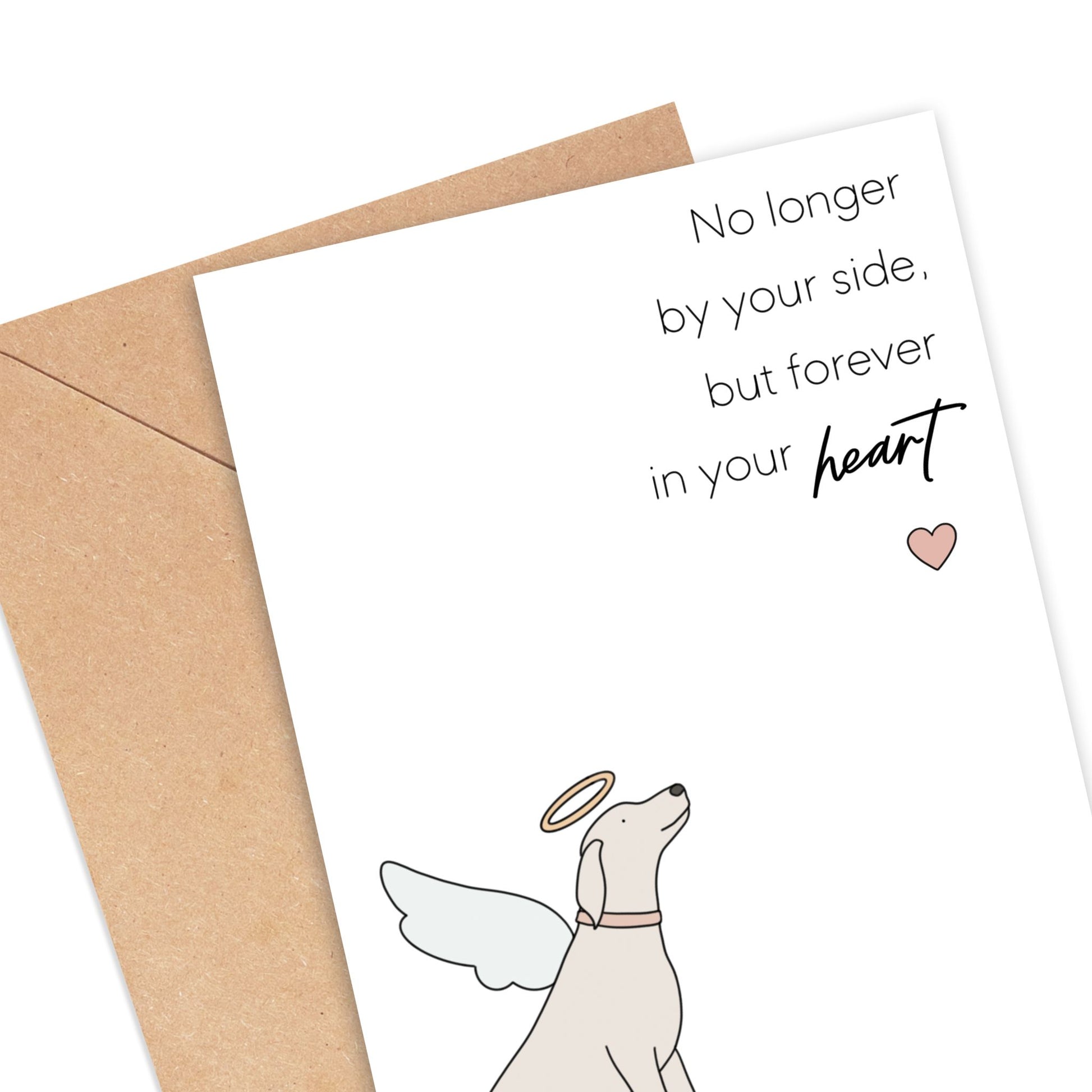 Forever in Your Heart Dog Sympathy Card Simply Happy Cards