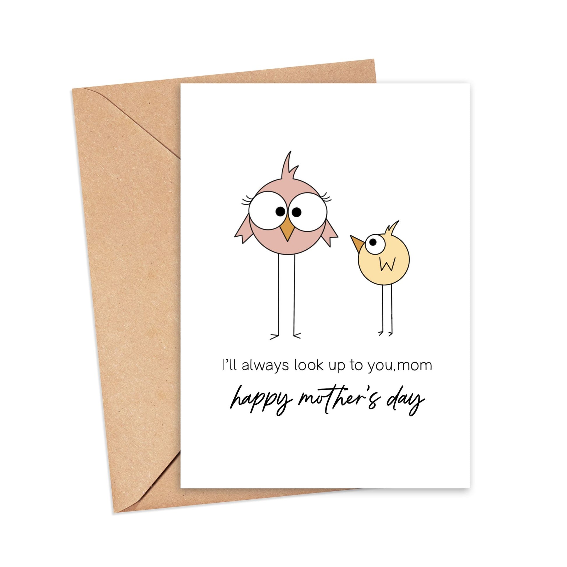 I'll Always Look Up to You Mom Card Simply Happy Cards
