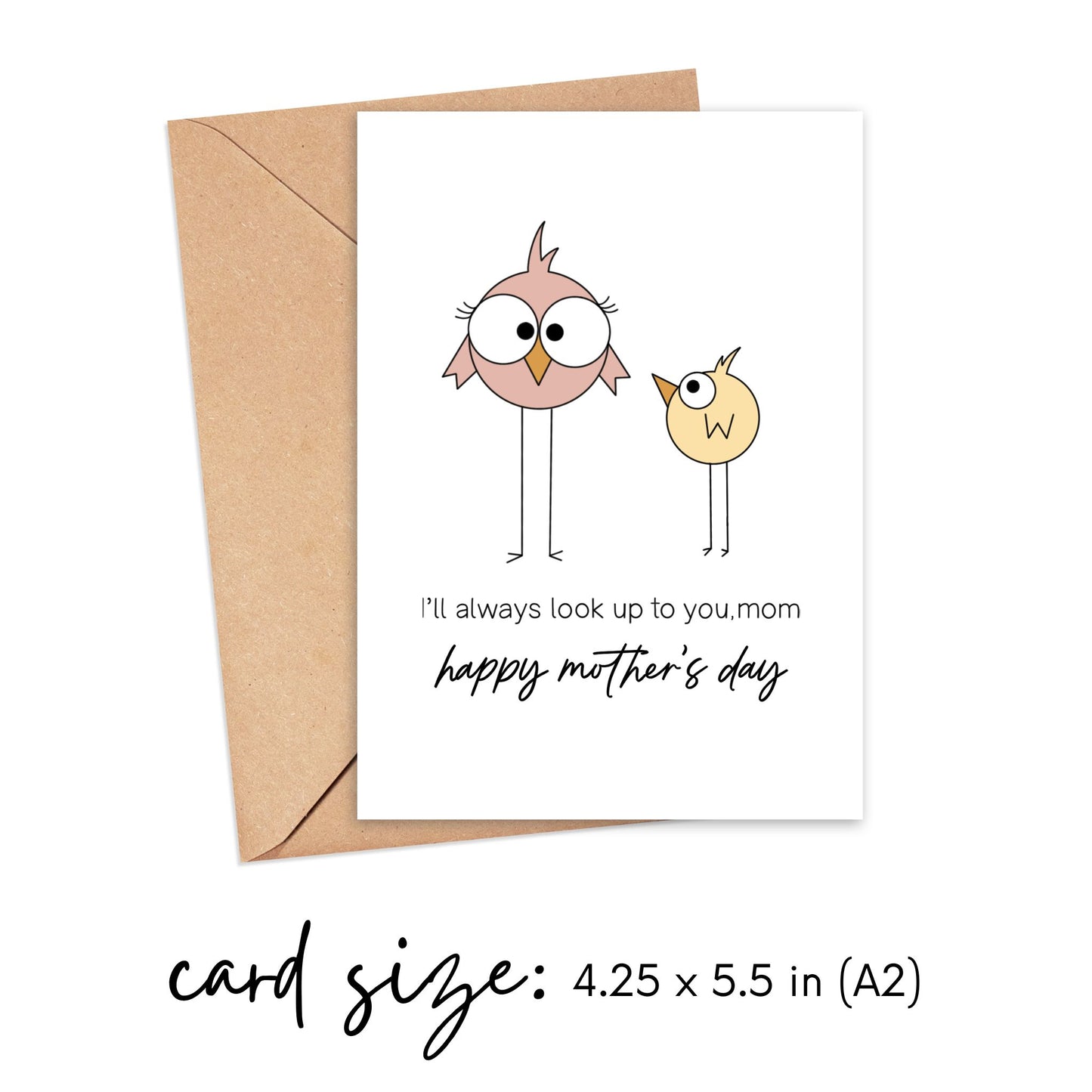 I'll Always Look Up to You Mom Card Simply Happy Cards