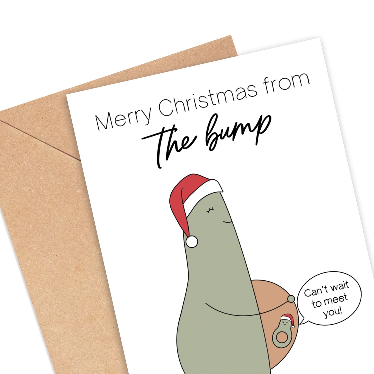 Merry Christmas from the Bump Card Simply Happy Cards