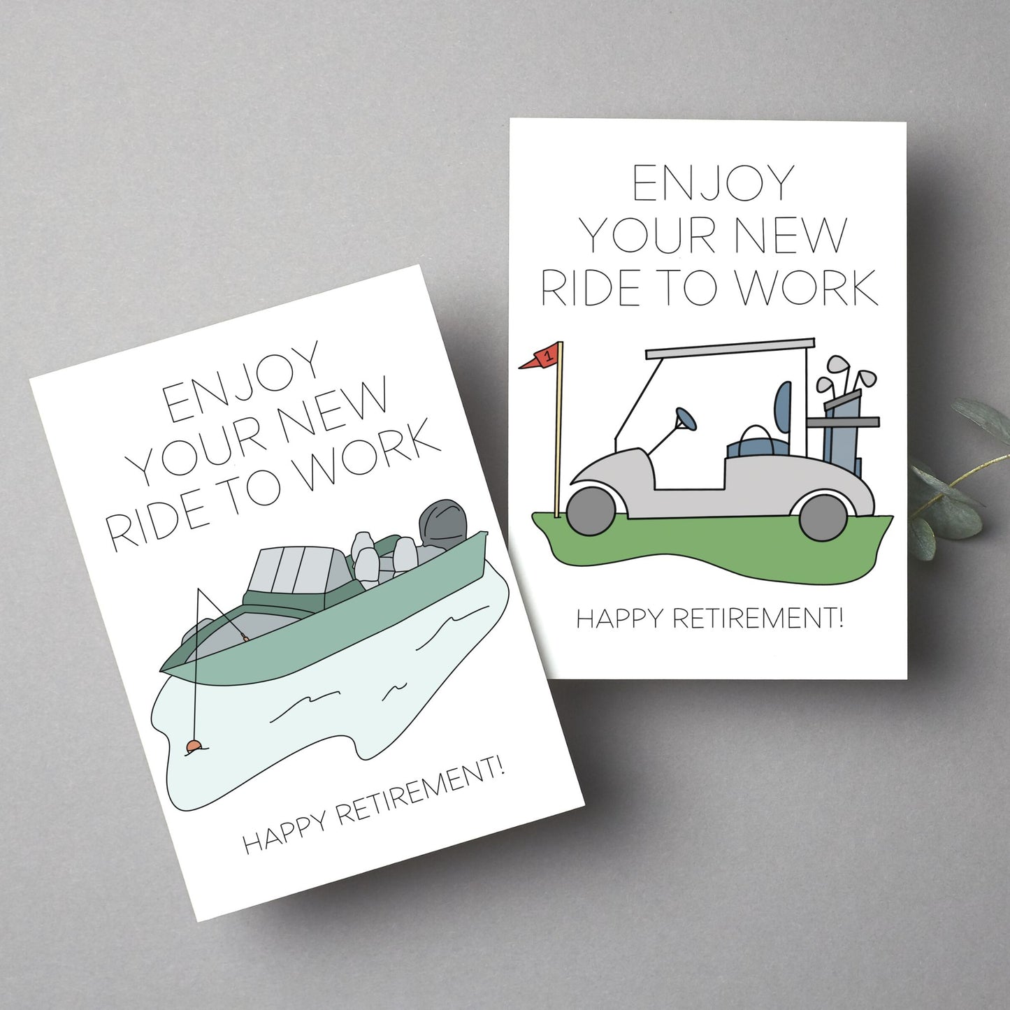 Enjoy Your New Ride to Work Fishing Retirement Card Simply Happy Cards