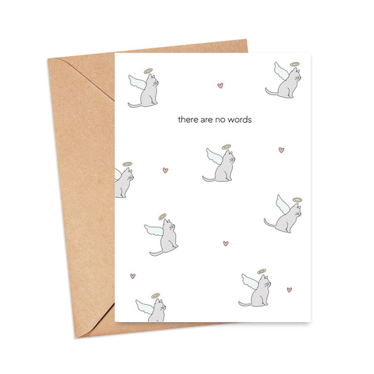 There are No Words Cat Loss Card Simply Happy Cards
