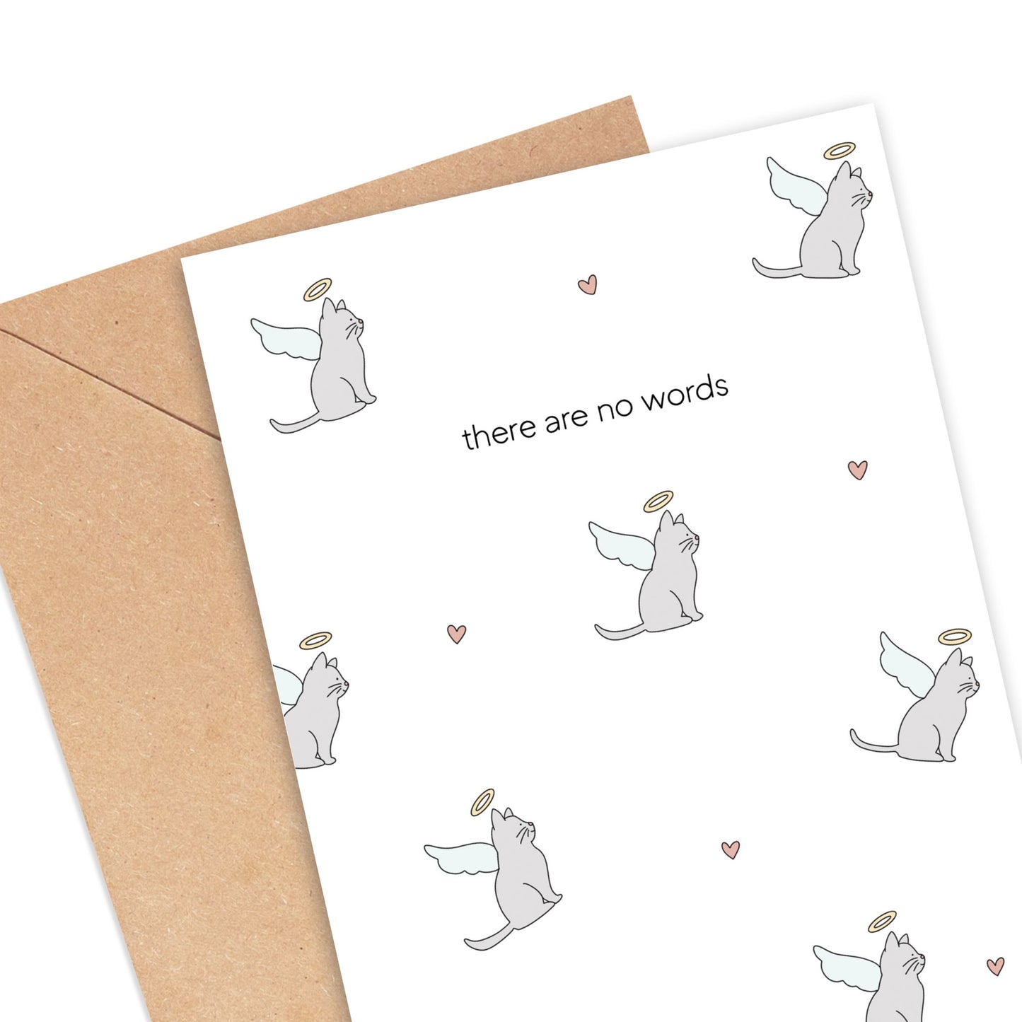 There are No Words Cat Loss Card Simply Happy Cards