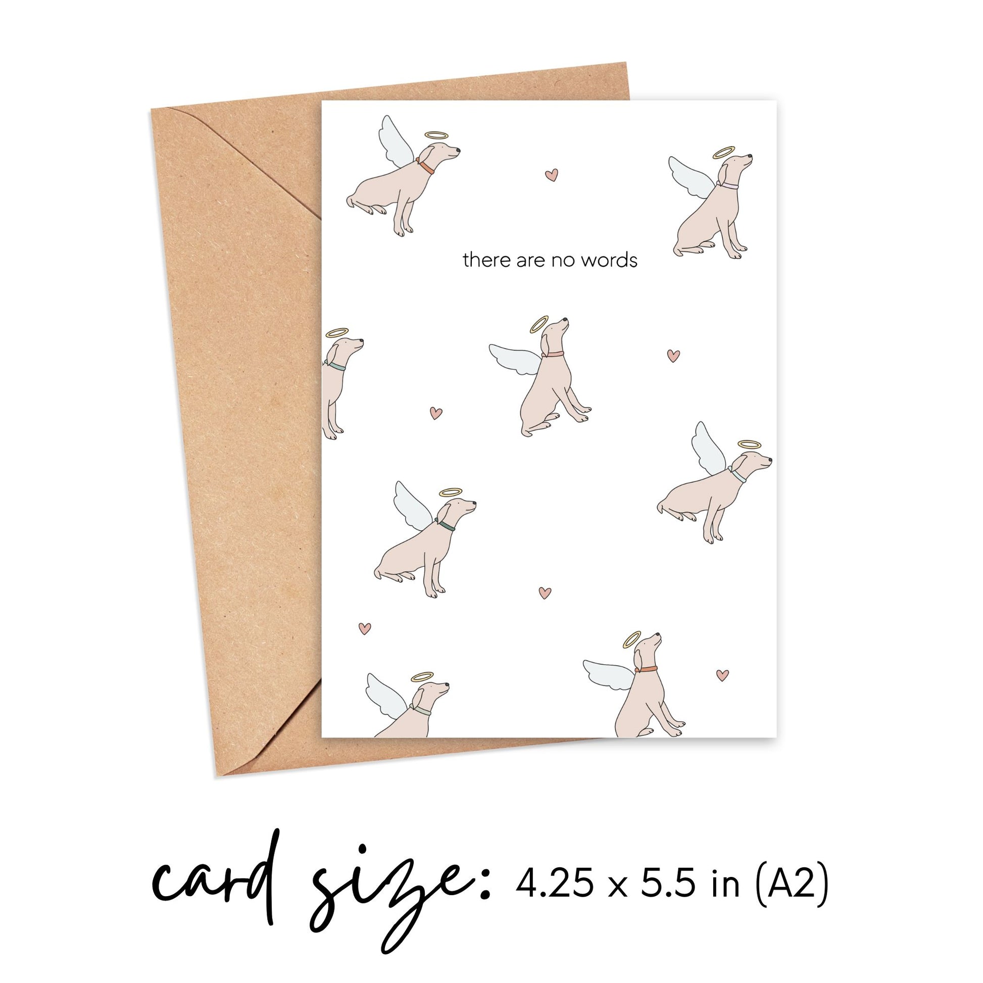 There are No Words Dog Card Simply Happy Cards