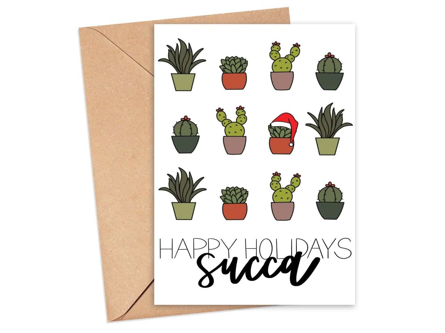 Happy Holidays Succa Card Simply Happy Cards