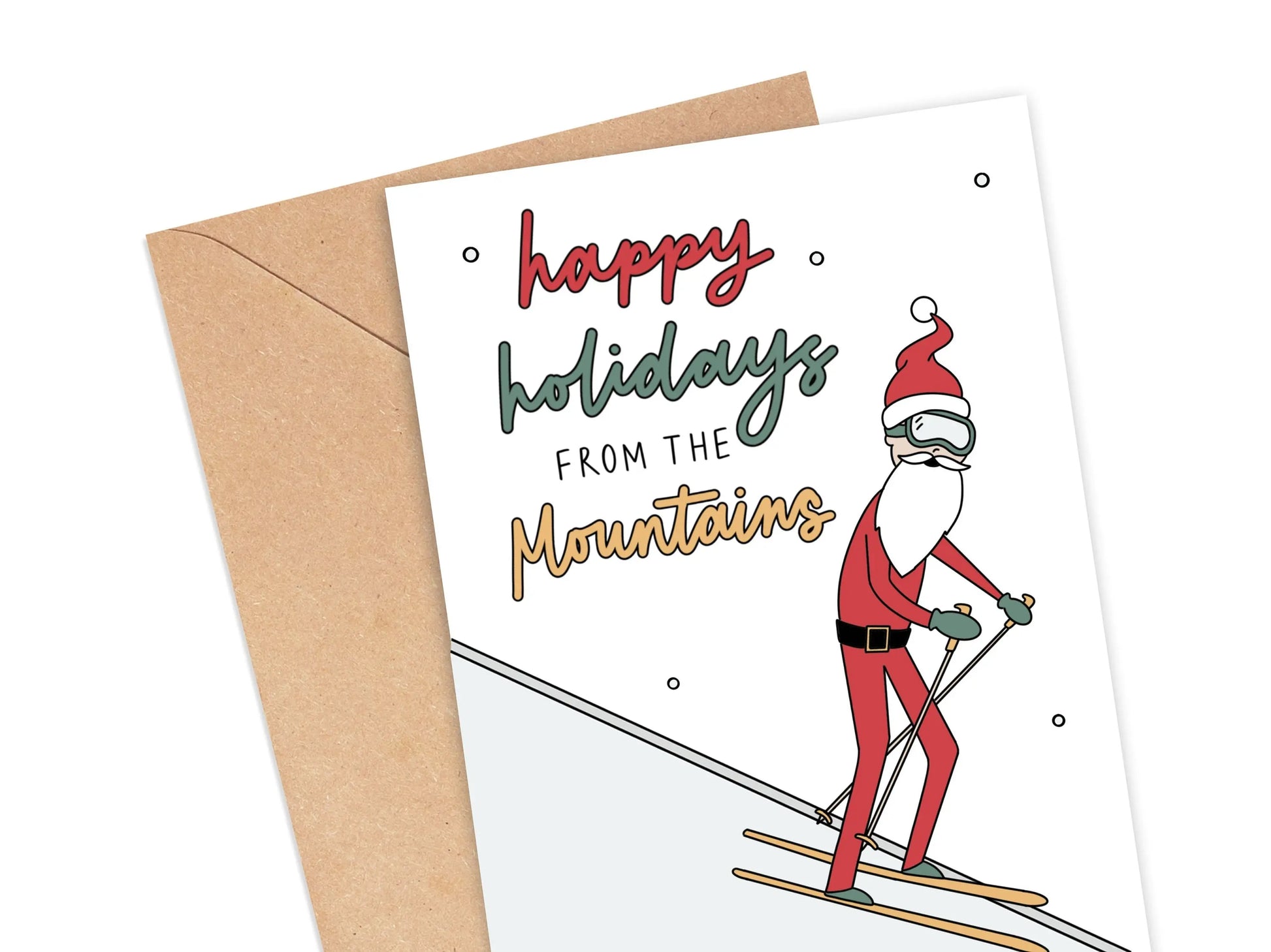 Happy Holidays from the Mountains Card Simply Happy Cards