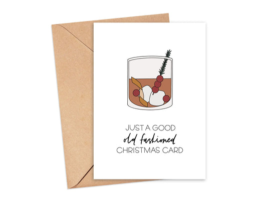 Just an Old Fashioned Christmas Card Simply Happy Cards