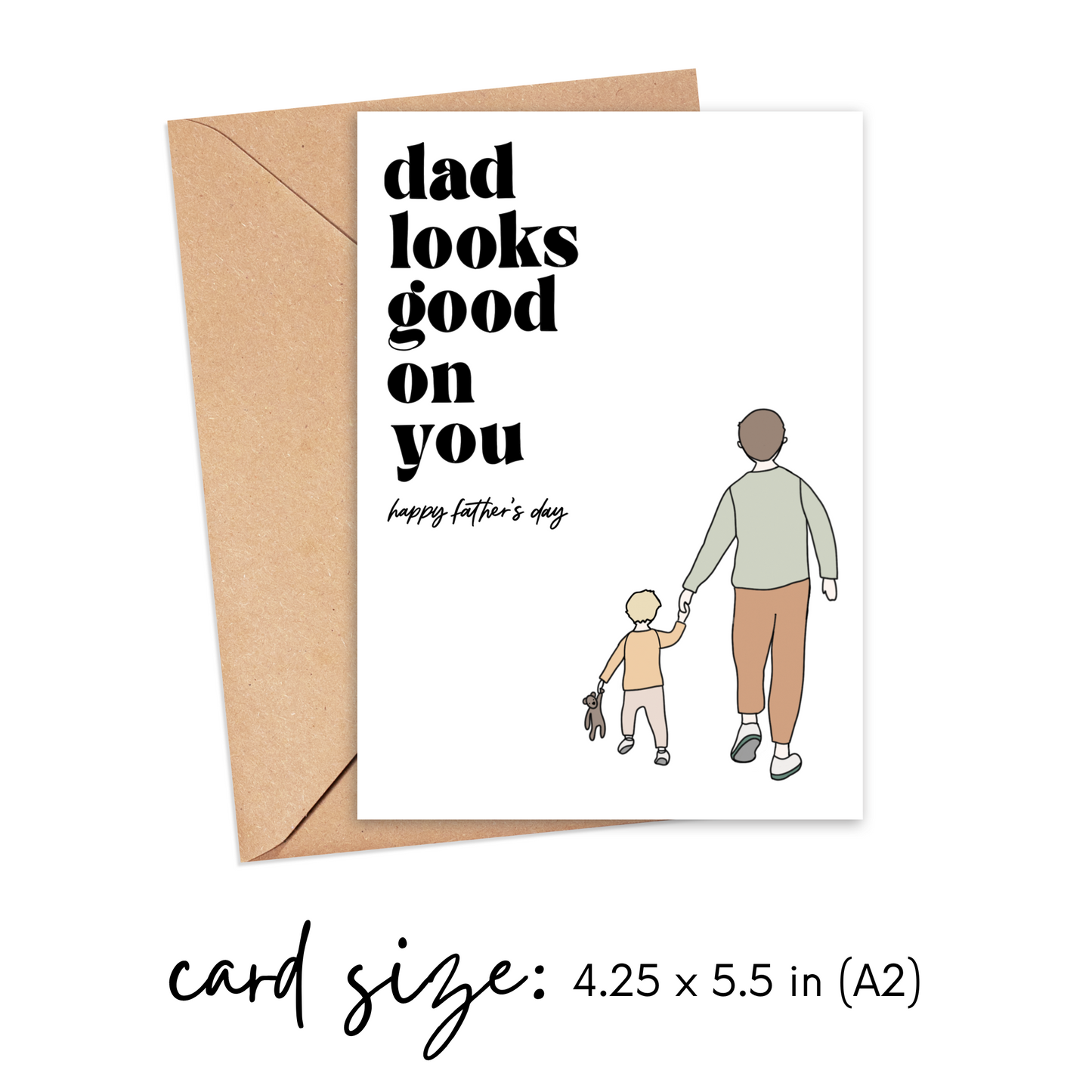 Dad Looks Good on You Father's Day Card Simply Happy Cards