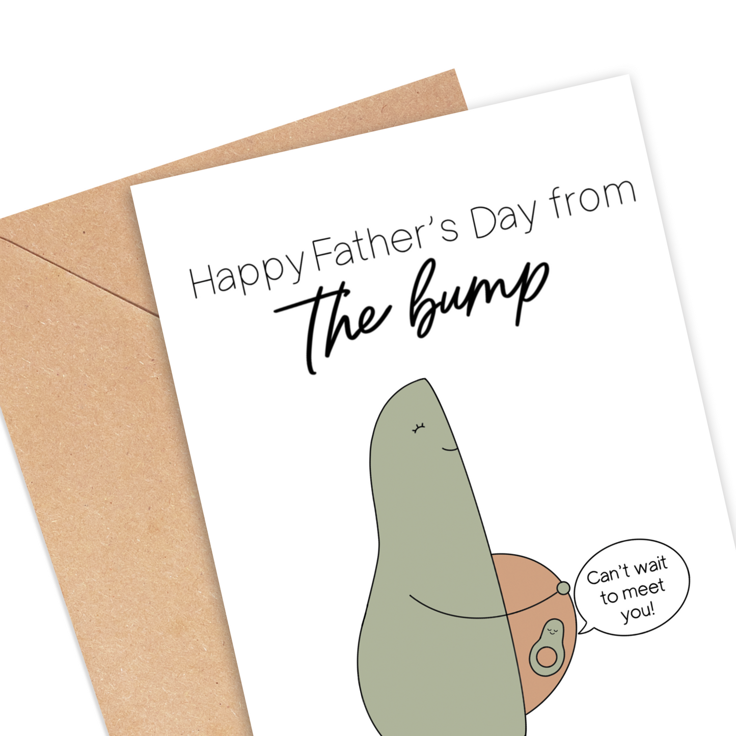 Happy Father's Day from the Bump Card Simply Happy Cards