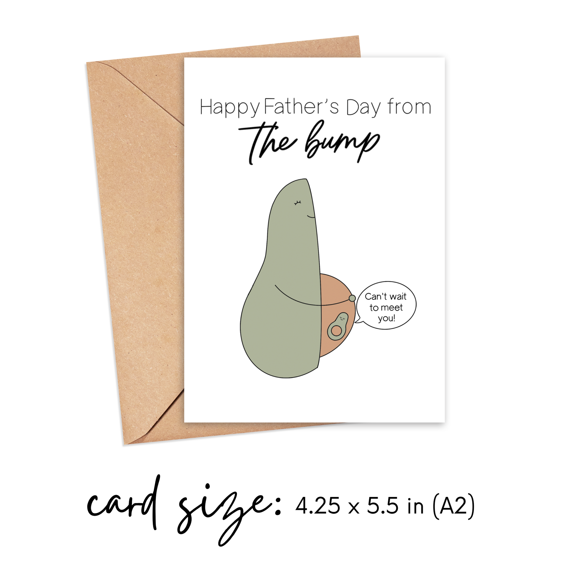 Happy Father's Day from the Bump Card Simply Happy Cards