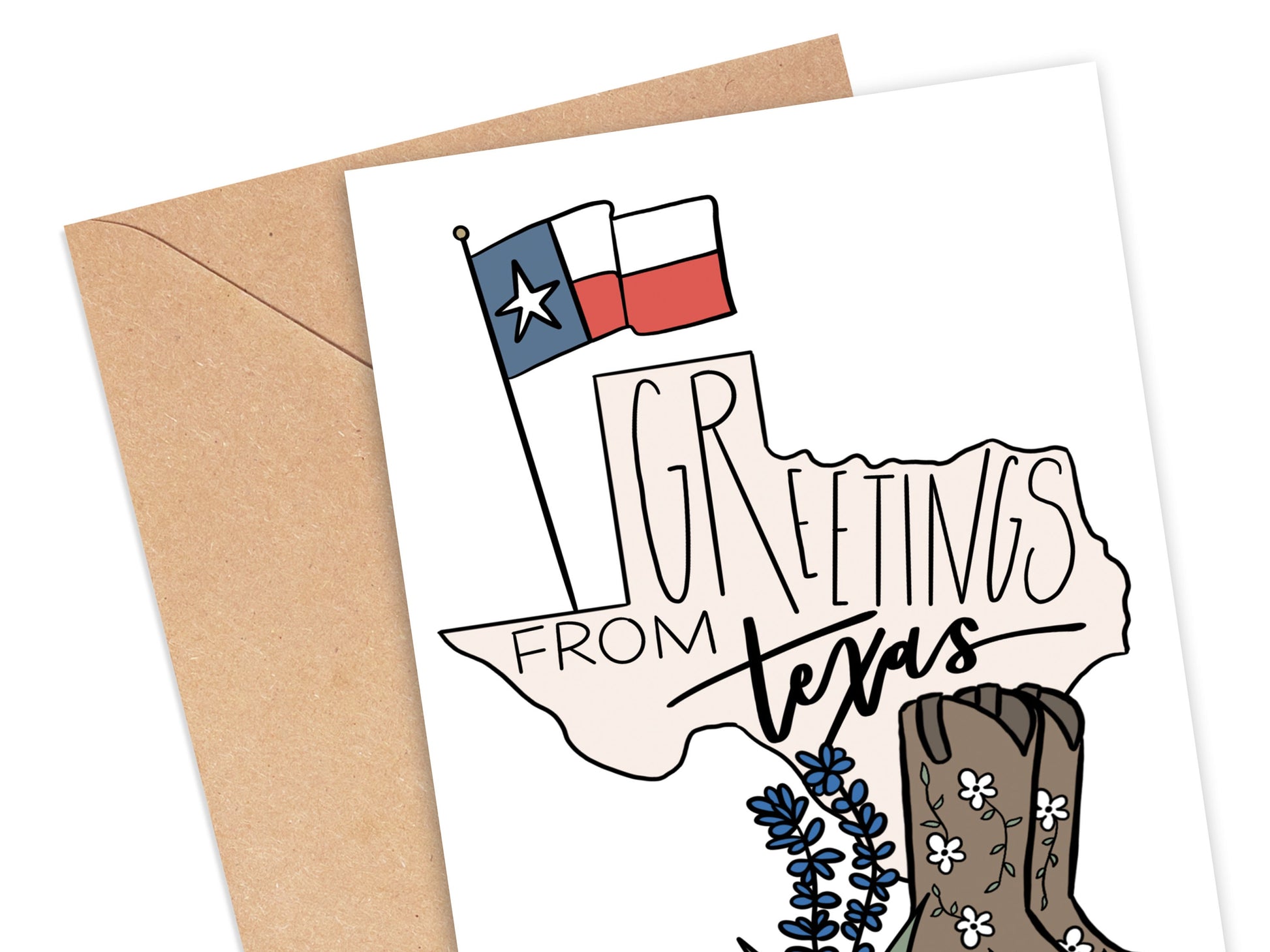 Greetings From Texas Card Simply Happy Cards