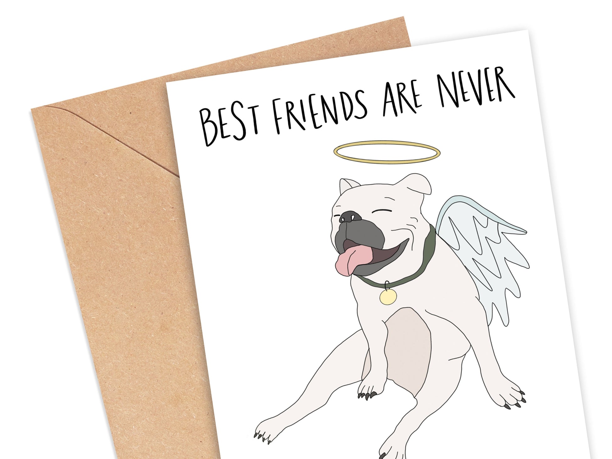 Best Friends Are Never Forgotten Dog Sympathy Card Simply Happy Cards