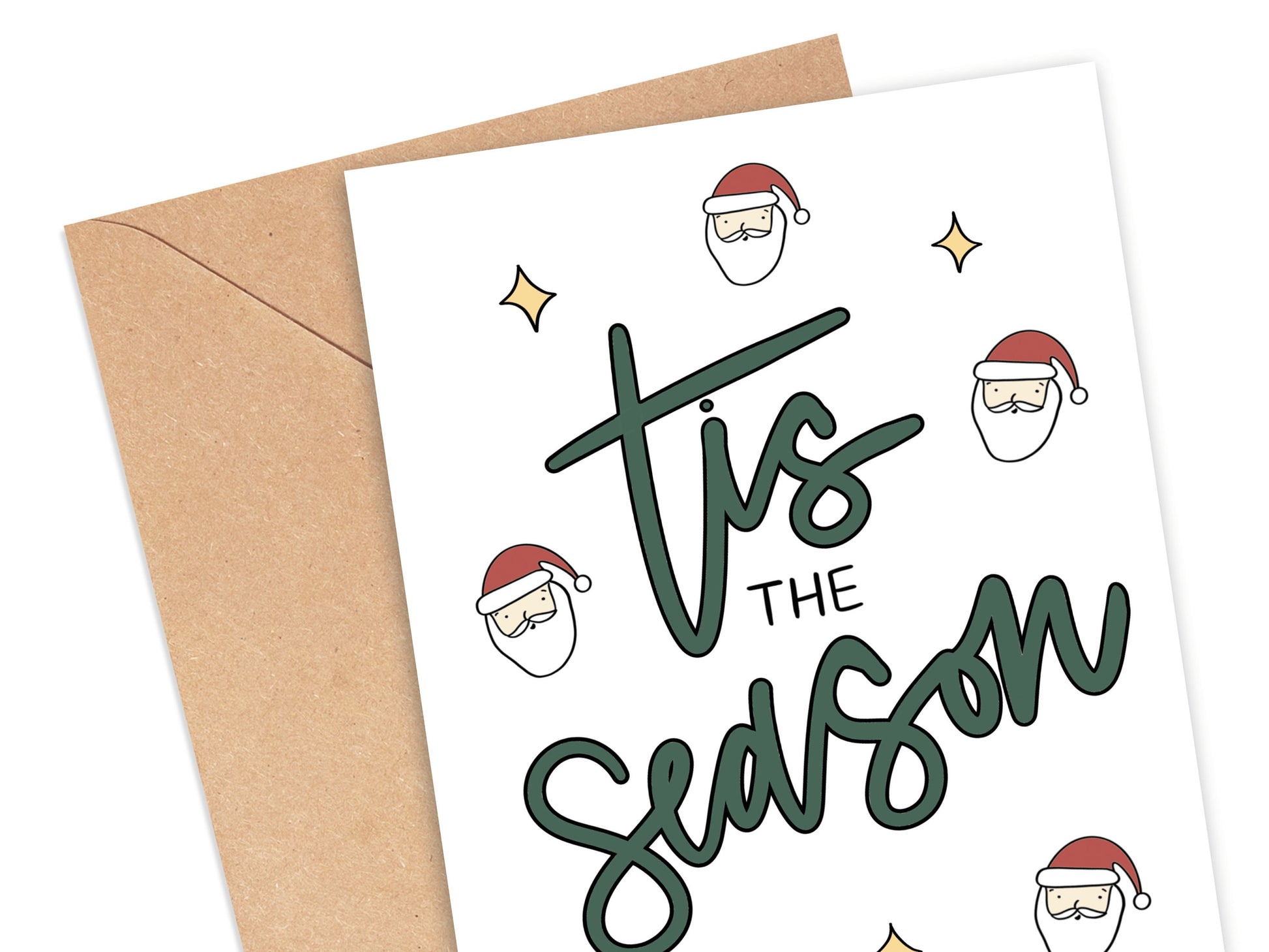 Tis the Season Santa Card Simply Happy Cards