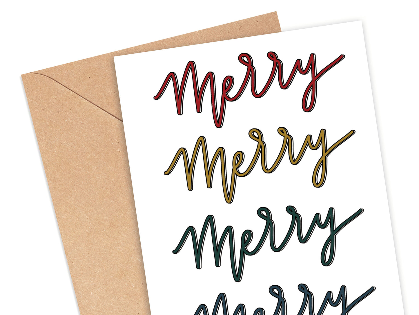 Merry Christmas Card Simply Happy Cards