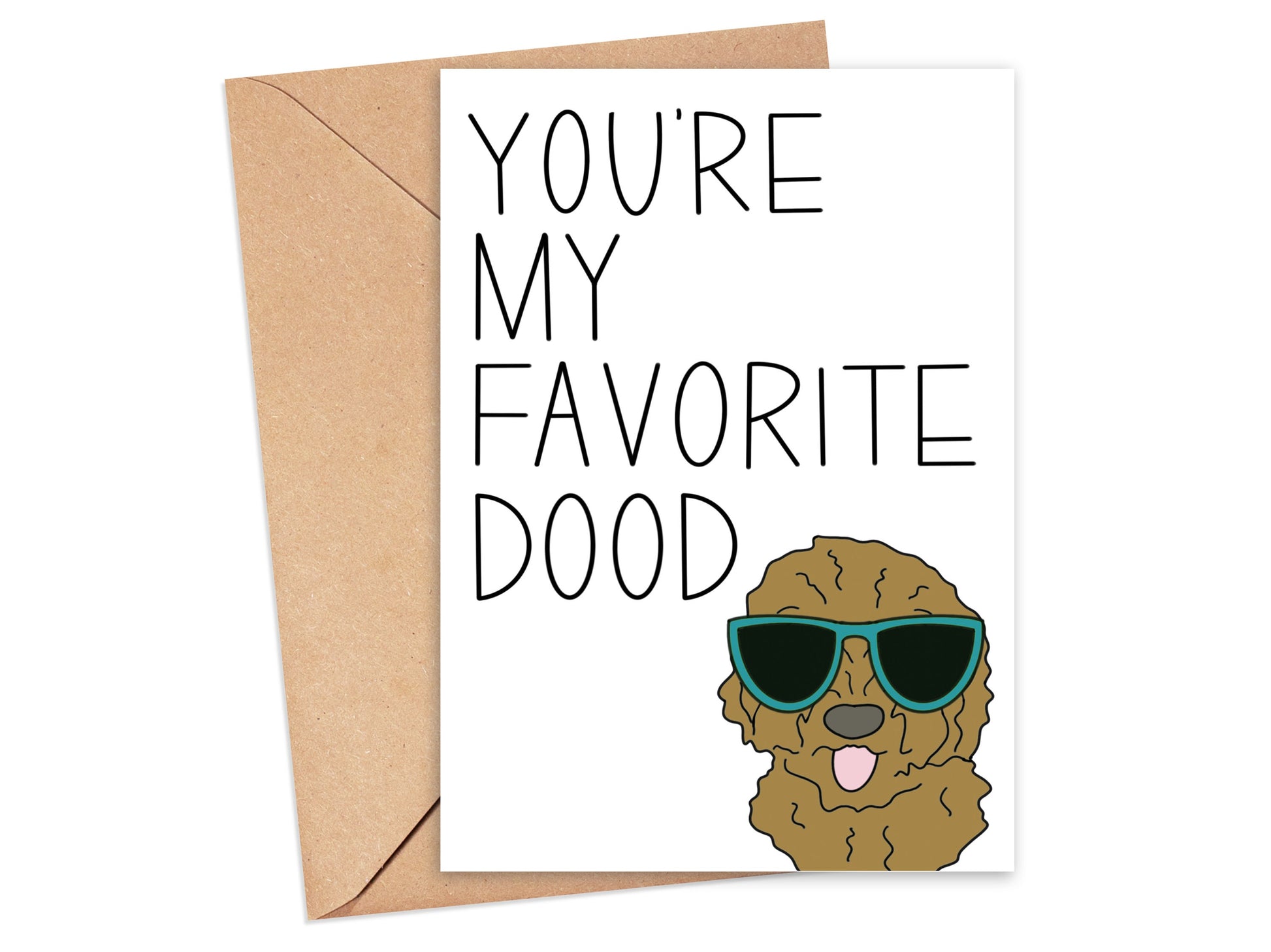 You're My Favorite Dood Card Simply Happy Cards