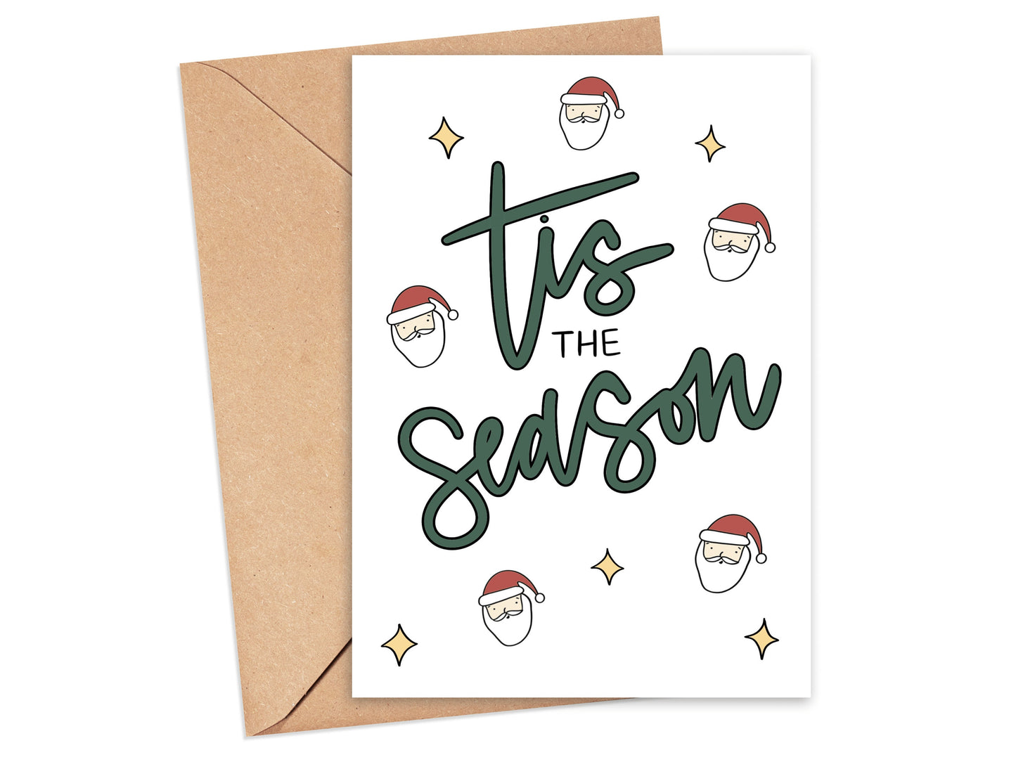 Tis the Season Santa Card Simply Happy Cards