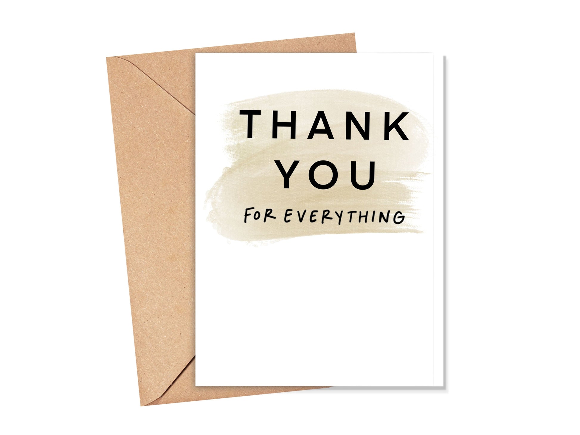 Thank You For Everything Card Simply Happy Cards
