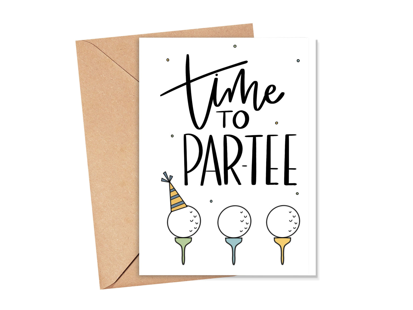 DIGITAL Time to Par-tee Card Simply Happy Cards