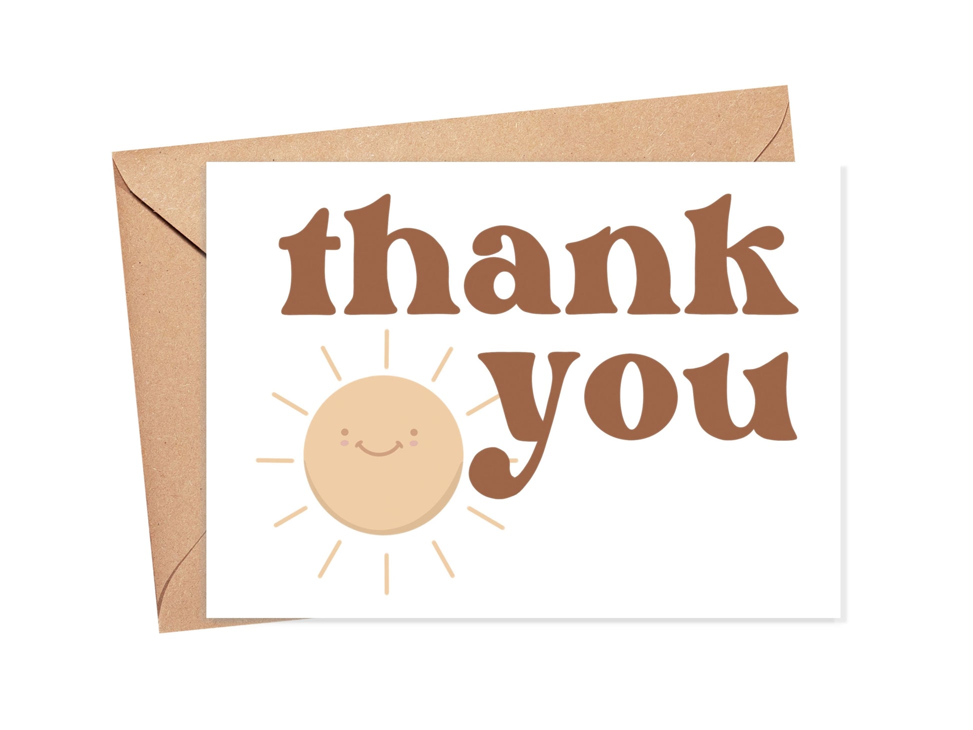 Retro Thank You Card Simply Happy Cards