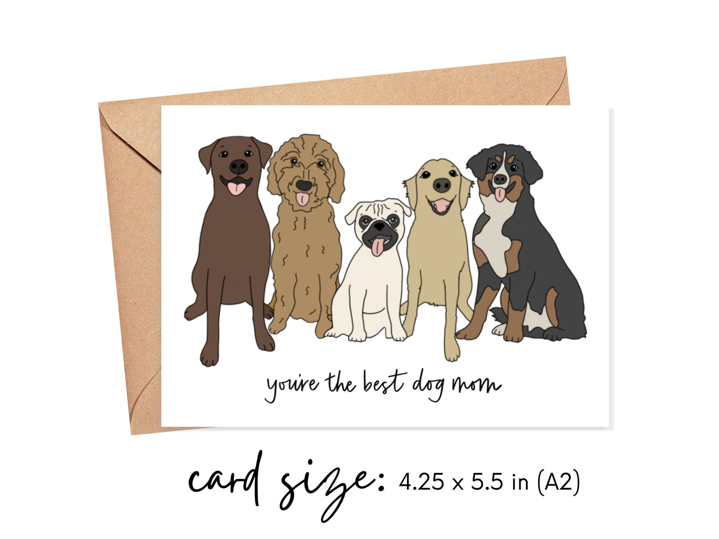 You're the Best Dog Mom Card Simply Happy Cards