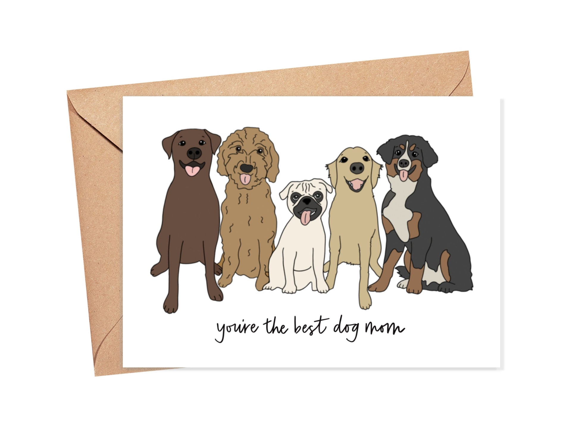You're the Best Dog Mom Card Simply Happy Cards