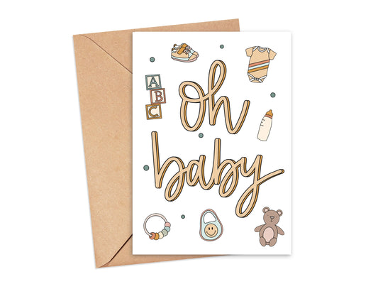 Oh Baby Card Simply Happy Cards