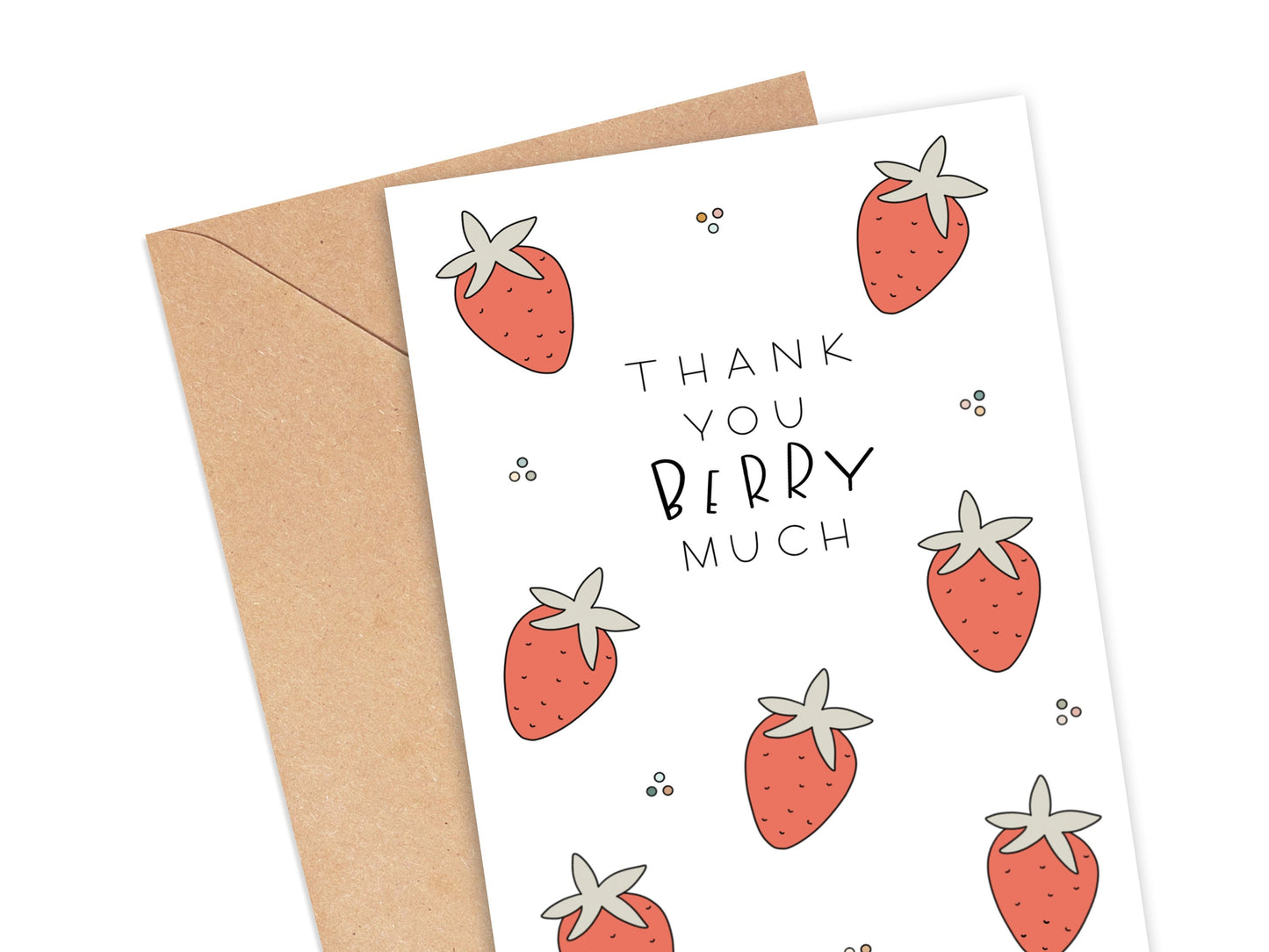Thank You Berry Much Card Simply Happy Cards