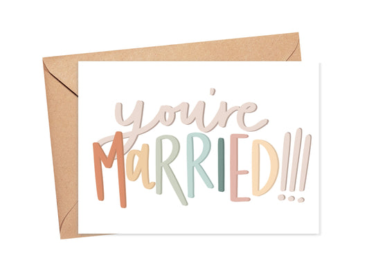 You're Married!!! Card Simply Happy Cards