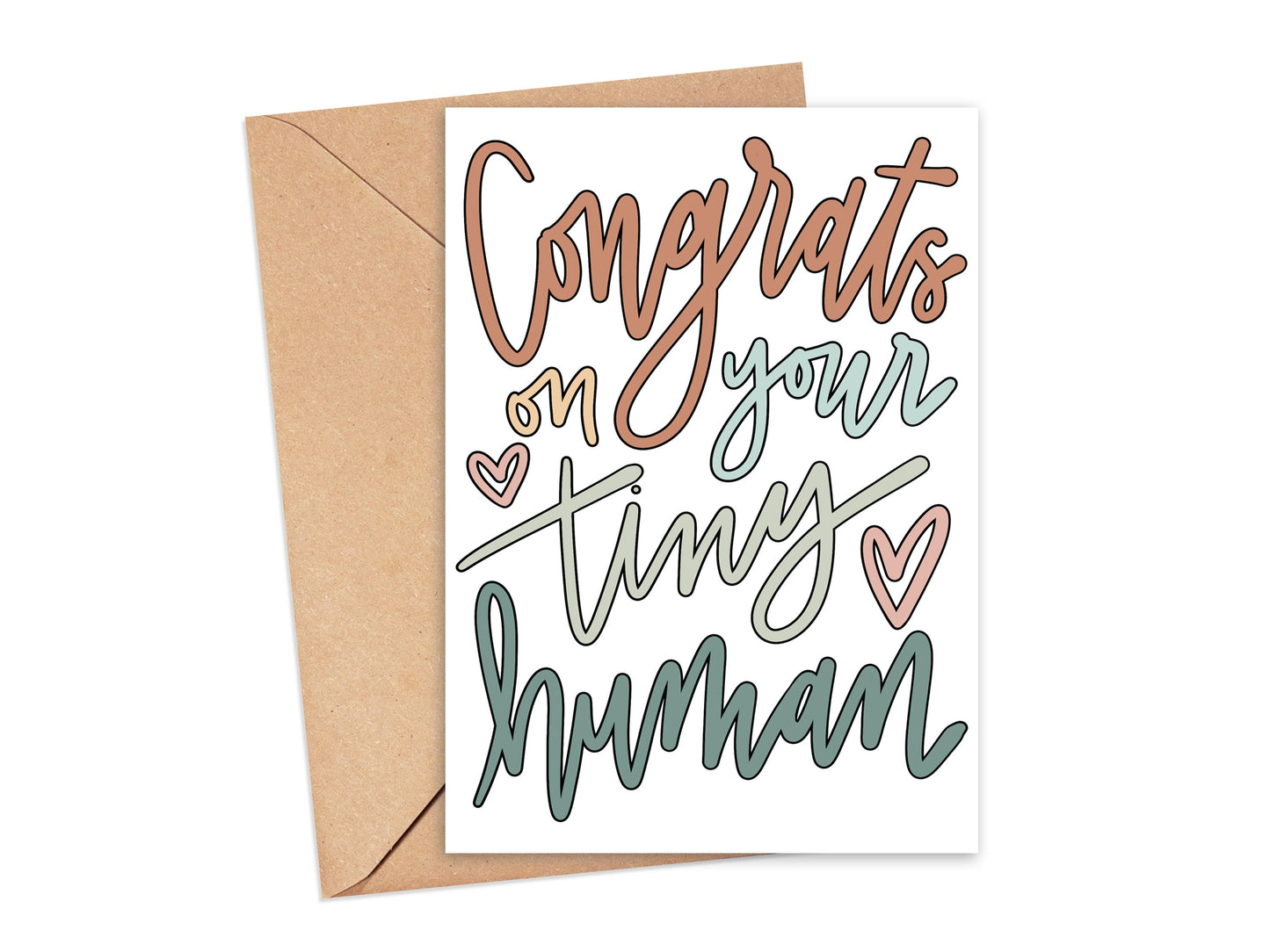 Congrats On Your Tiny Human Card Simply Happy Cards
