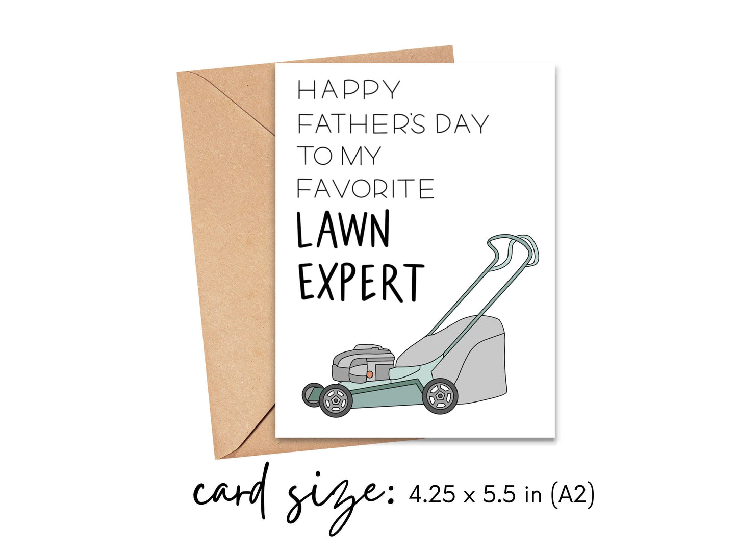 Happy Father's Day to My Favorite Lawn Expert Card Simply Happy Cards