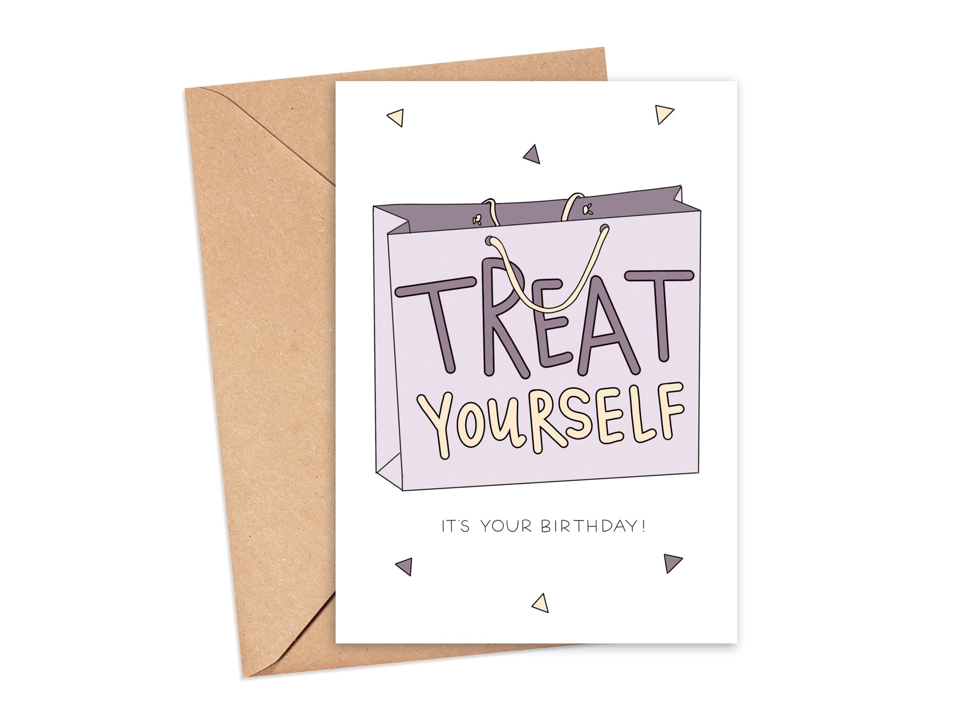 Treat Yourself Birthday Card Simply Happy Cards