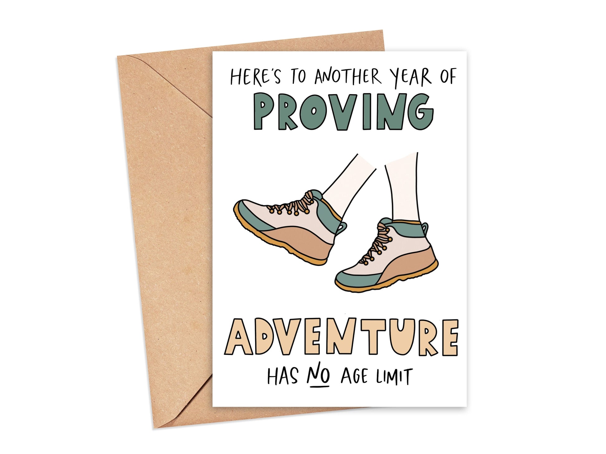 Another Year Proving Adventure Has No Age Limit Card Simply Happy Cards