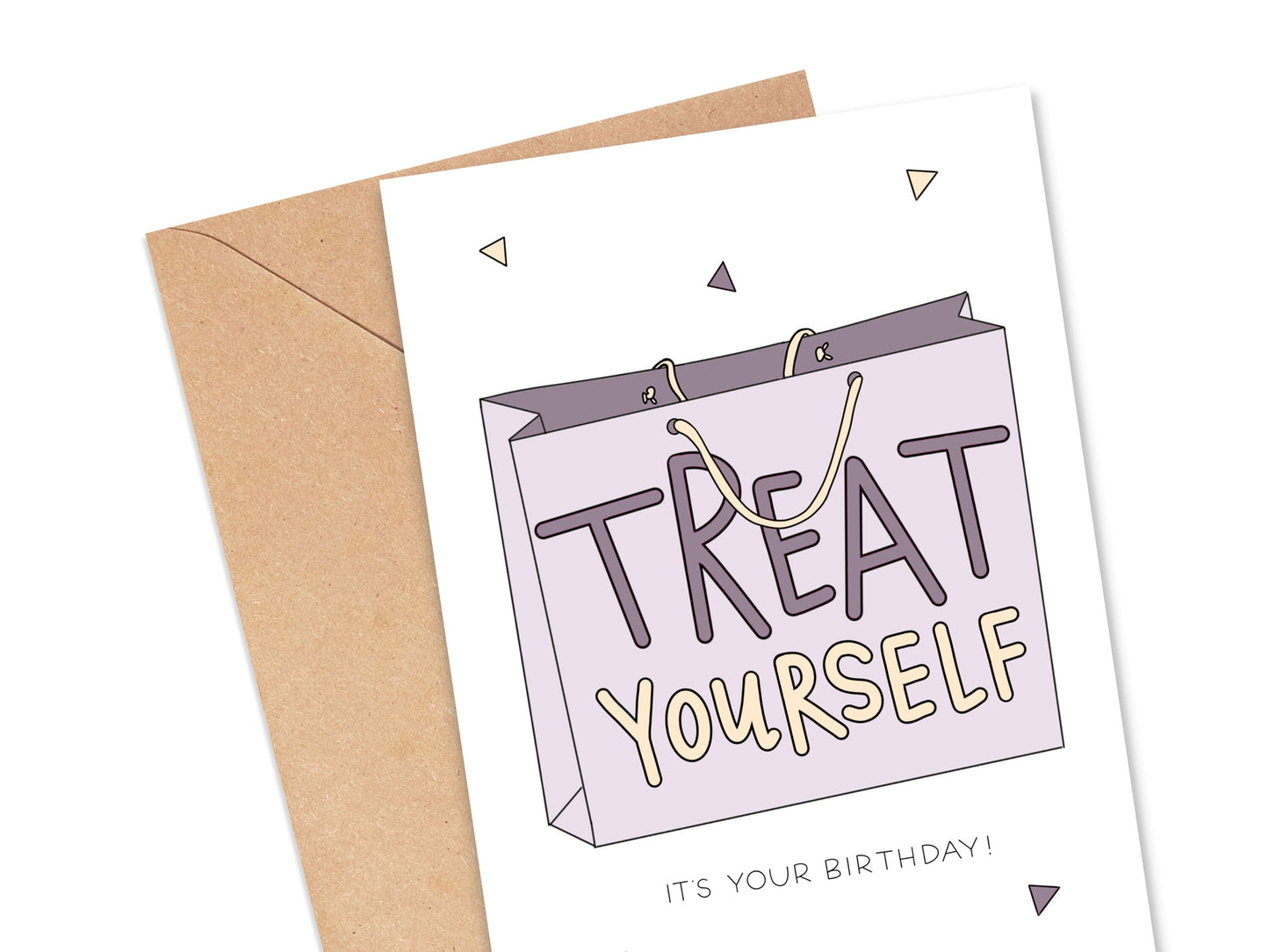 Treat Yourself Birthday Card Simply Happy Cards