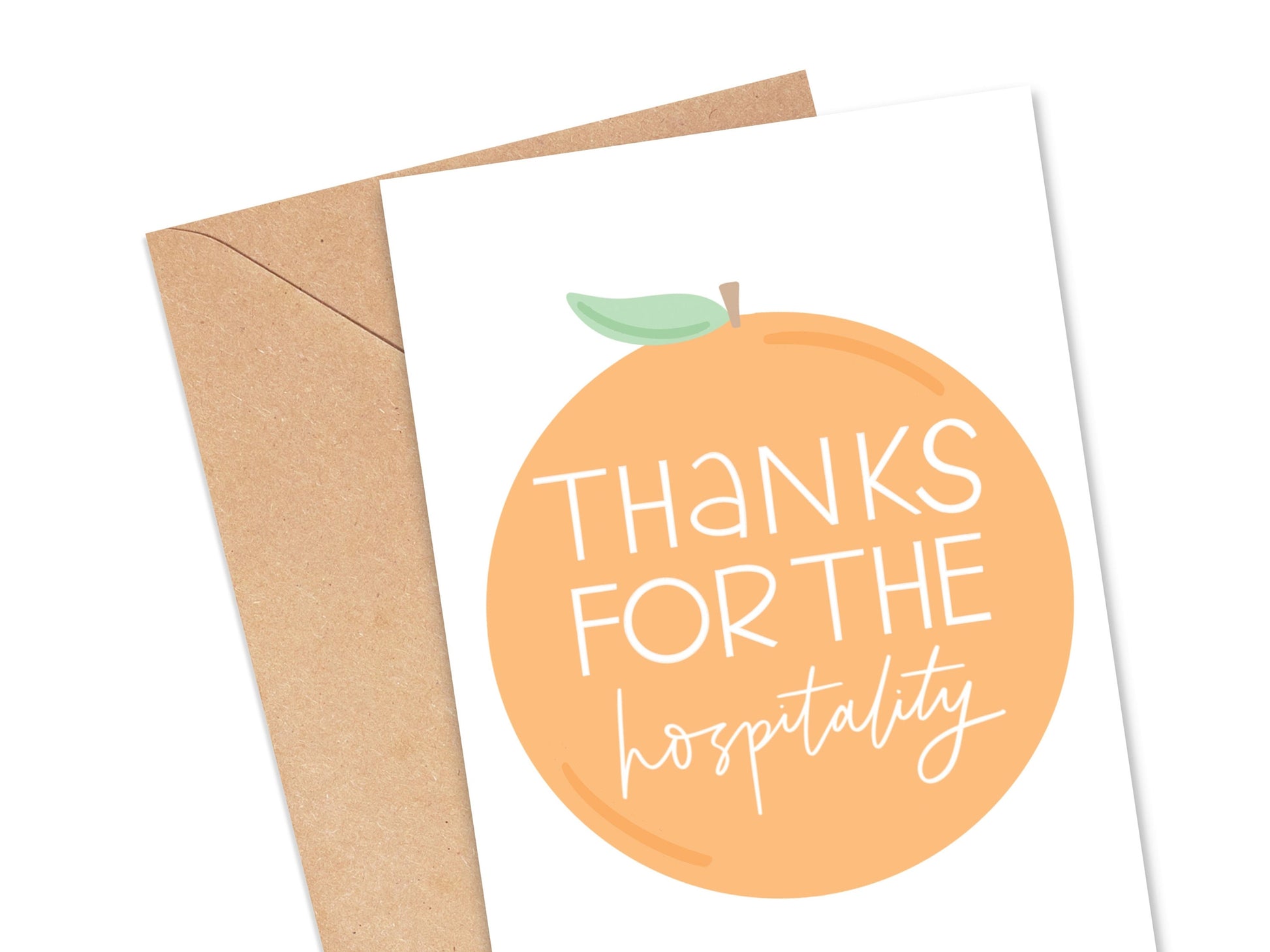 Thank You for the Hospitality Card Simply Happy Cards