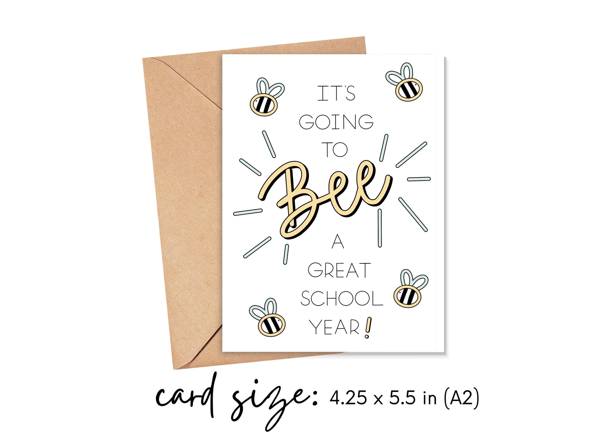 It's Going to Bee a Great School Year Card Simply Happy Cards