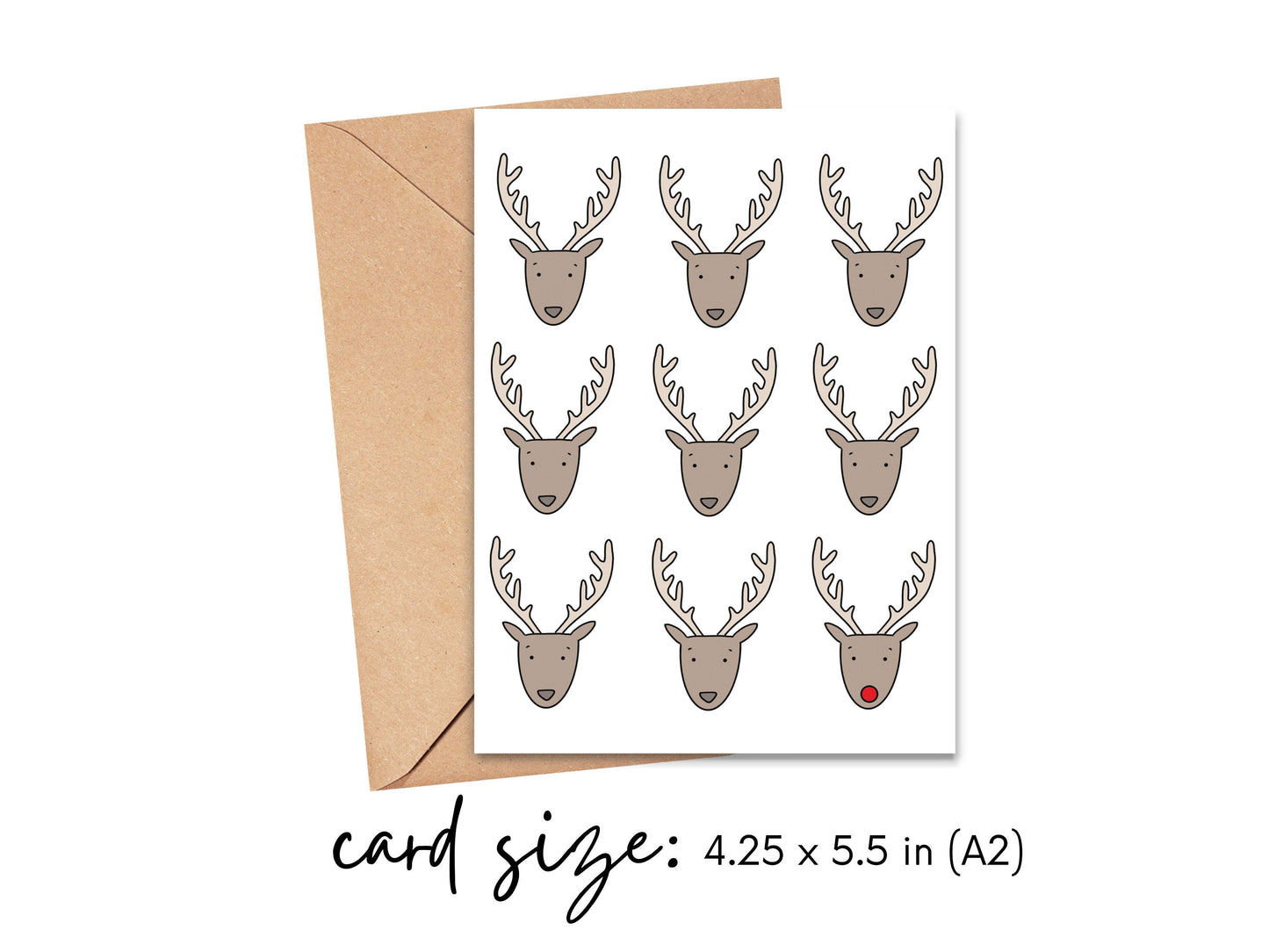 Holiday Reindeer Card Simply Happy Cards