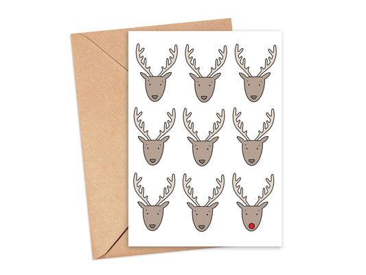 Holiday Reindeer Card Simply Happy Cards