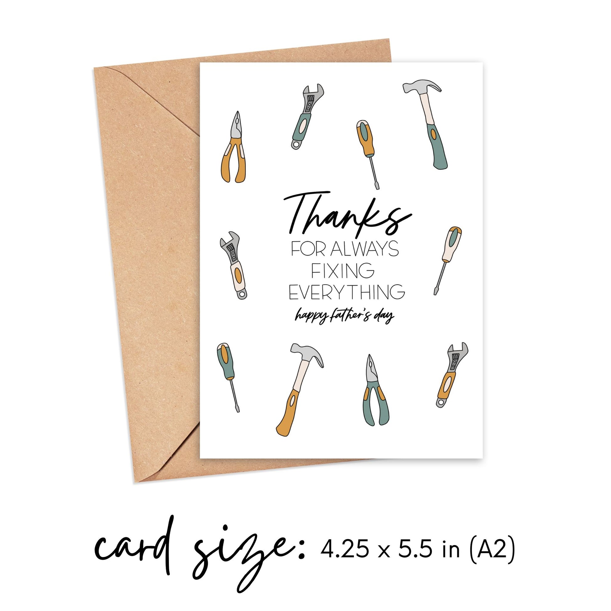 Thanks for Always Fixing Everything Card Simply Happy Cards