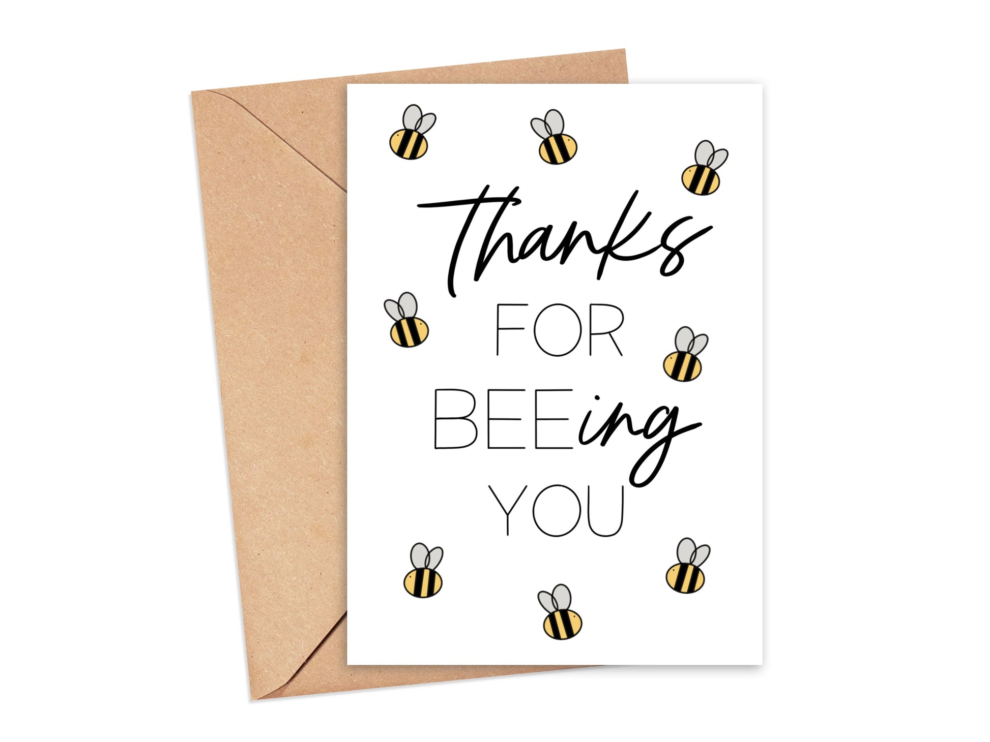 Thanks for Bee-ing You Card Simply Happy Cards
