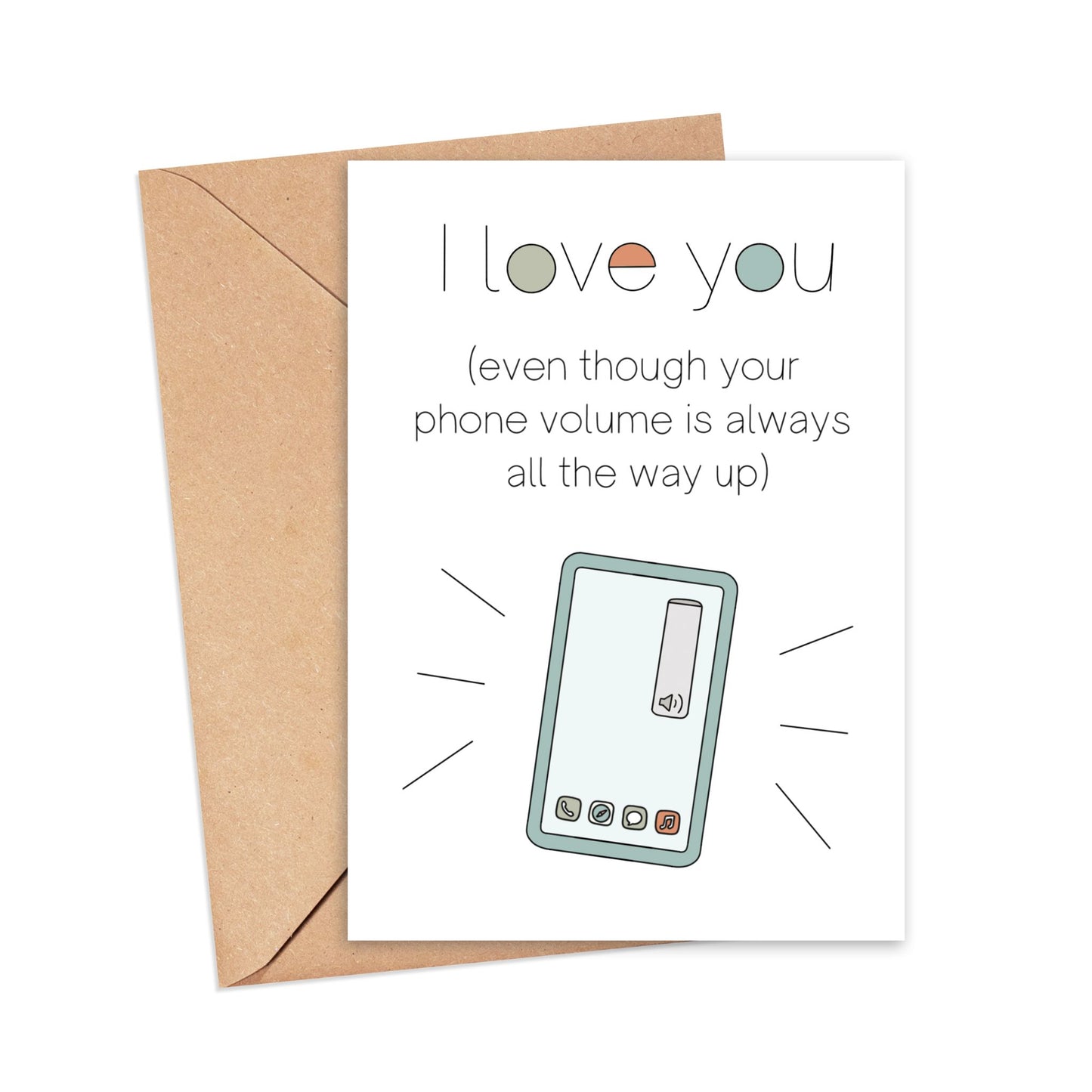 I Love You Even Simply Happy Cards