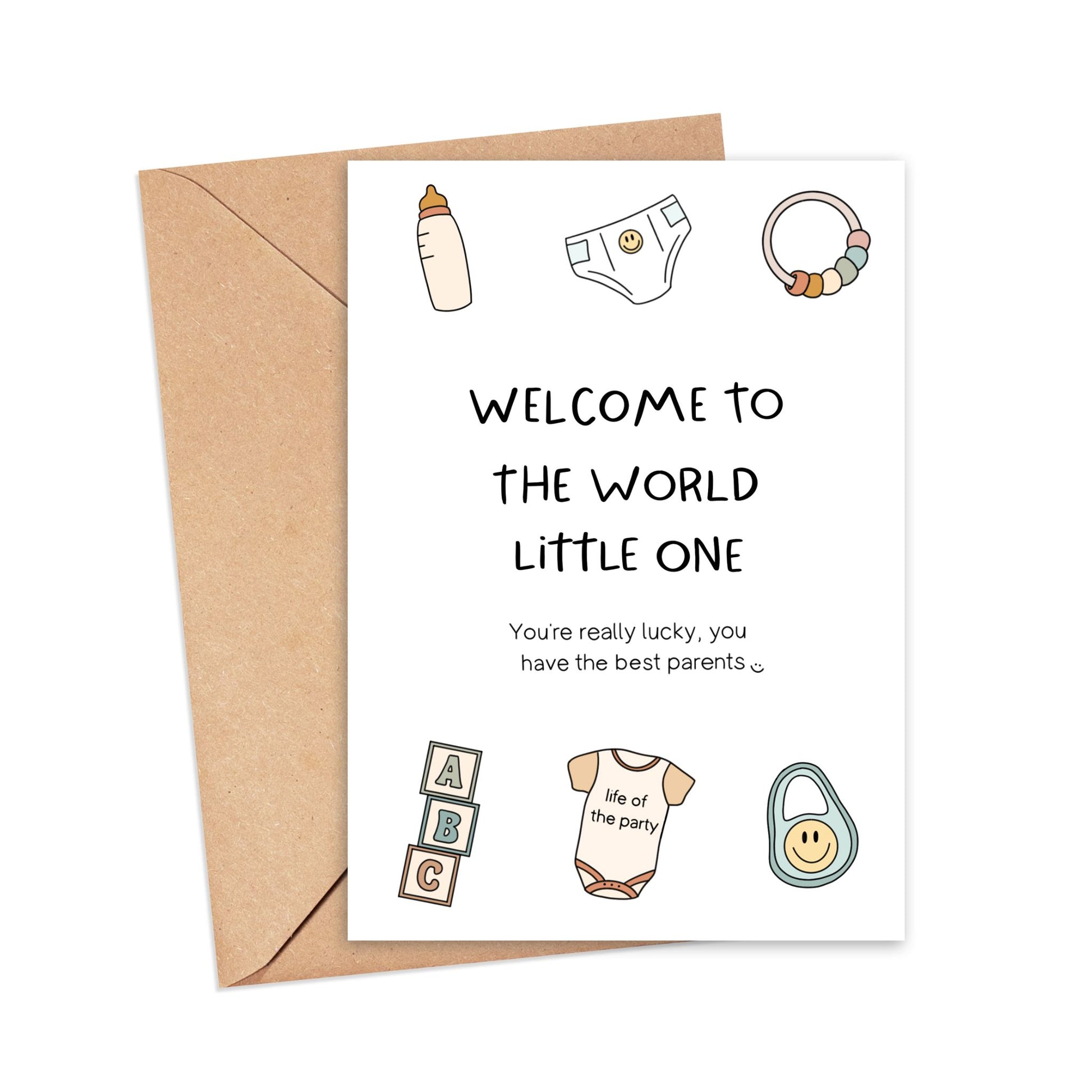 Welcome to the World Little One Card Simply Happy Cards